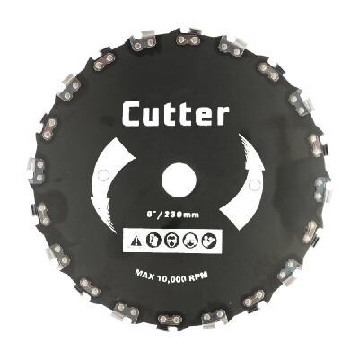 

9" 230mm 20 Teeth Lawn Mower Circular Saw Web Electric Weeder Accessories Gasoline Brush Cutter Right Angle Chain Saw Disc Woodwor