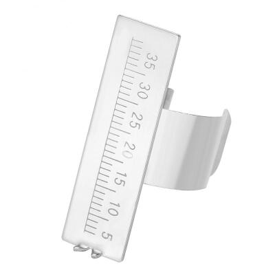 

Greensen Stainless Steel Dental Endodontics Finger Ruler Autoclavable Endodontic Ruler Dental Gauge