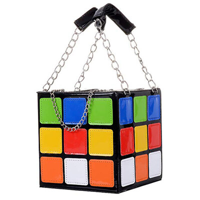 

Fashion Colorful Cubic Square Zipper Women Handbag Crossbody Shoulder Bag Pouch