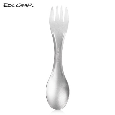 

EDCGEAR Outdoor Camping Picnic Titanium Spoon Fork Ultralight Tableware Equipment