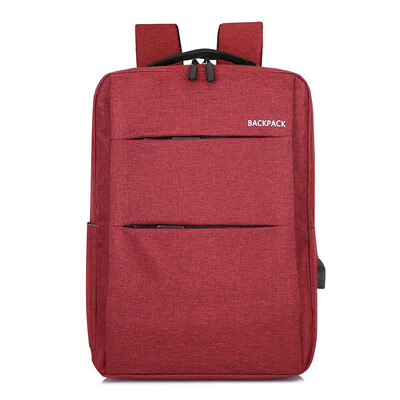 

Backpack mens solid color bag outdoor sports travel bag
