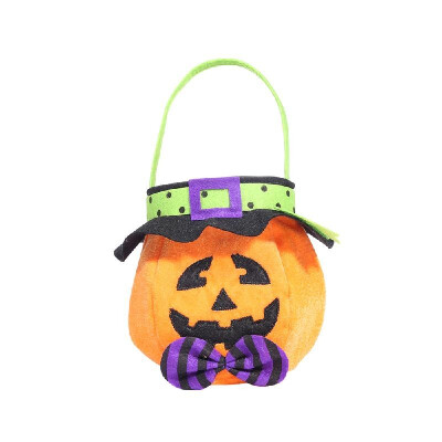 

Halloween Non-woven Handbag Trick or Treat Candy Bags Children Pumpkin Gift Bag Party Decoration