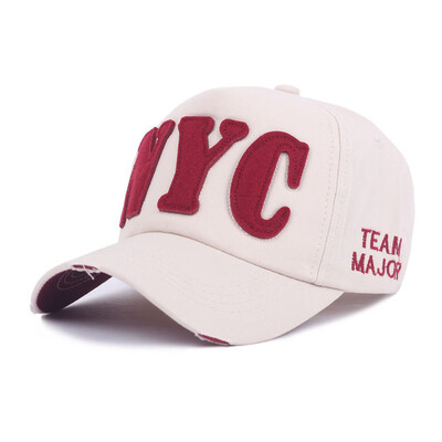 

Baseball caps NYC letters Cap spring&autumn mens&womens hats summer couples outdoor sun visor tourism