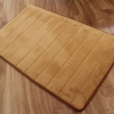 

Bathroom Mat Non Slip Bath Mat Memory Foam Bathroom Carpet Microfiber Absorbent