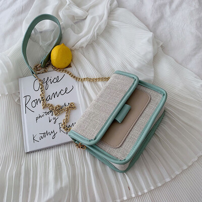 

Tailored Womens Fashion Linen Slant Bag Single Shoulder Bag Purse Messenger Bag