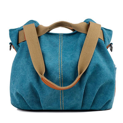 

Fashion Shopping Bag Lady Large Capacity Handbag Canvas Women Shoulder Bags