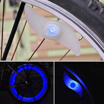 

LED Cycling Motorcycle Bike Tire Wheel Spoke Light Blue Lights Waterproof