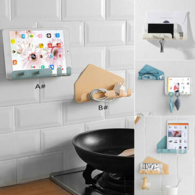 

Multifuntion Storage Stand Charging Holder Wall Mount Bracket For Mobile Phone