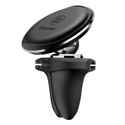 

Air Vent Magnetic Suction Bracket Phone Holder 360 Degree Rotation Car Mount with Cable Clip