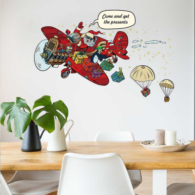 

Tailored Merry Christmas Background Wall Decoration Removable Wall Stickers