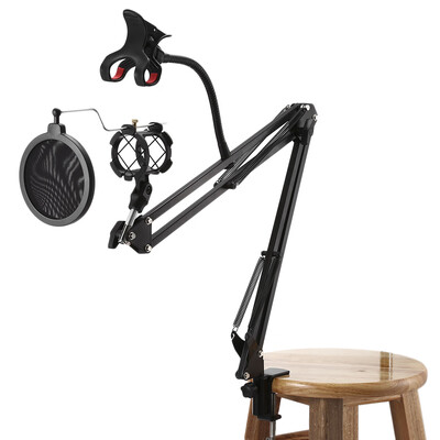 

SCIMELO NB35 - S Professional Microphone Stand Suspension Boom with Pop Filter