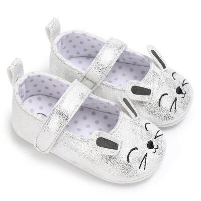 

Newborn Baby Kids Shoes Girls Princess Cute Cartoon Cat First Walkers Lovelyborn Soft Soled Anti-Slip Footwear