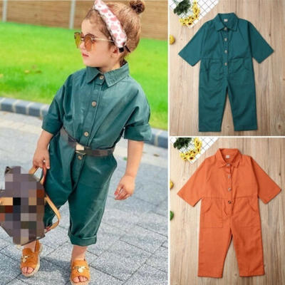 

Autumn Fashion Toddler Kids Baby Girl Clothes Loose Romper Playsuit Jumpsuit Sunsuit