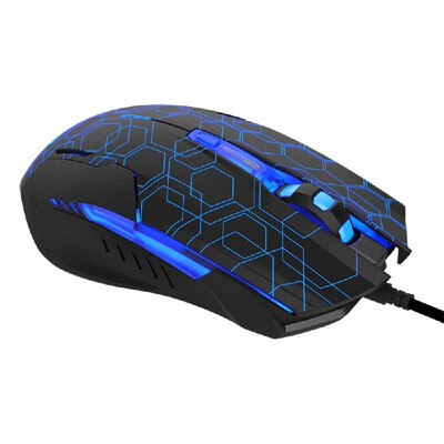 

E-3LUE EMS636 Professional Computer Gaming Mouse with 6 Buttons USB Wired 2500DPI Adjustable Game Mice