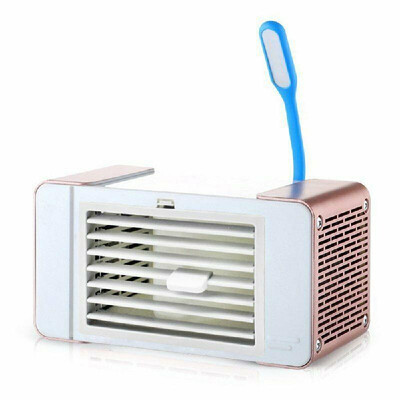 

Mini USB Air Conditioner Air Cooler Fan Air Cooling Bladeless Fan for Home Office Desk
