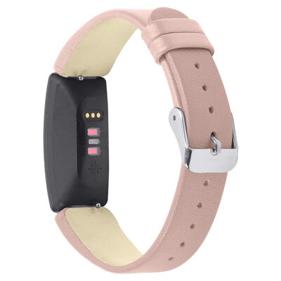 

Leather Watch Bands Suitbute For Fitbit InspireInspire HR For Women Men Slim Replacement Wristbands Strap Accessories