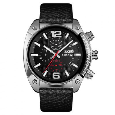 

SKMEI 9190 Mens Sports Watch Fashion Large Dial Quartz Watch