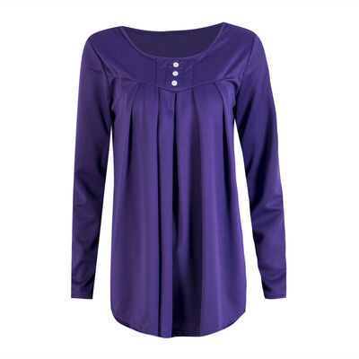 

Lady Women Long Sleeve Autumn Casual Jumper Tops Loose T-Shirt Tunic Top Blouse Plus Size