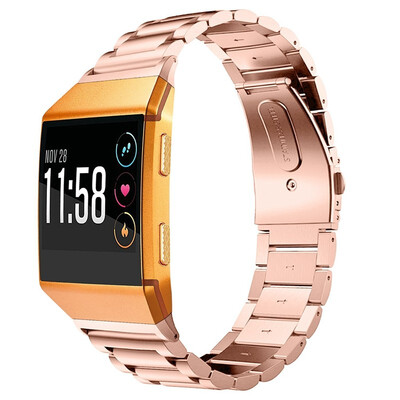 

SANXING fit2 three beads stainless steel watch band 15352
