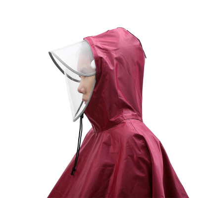 

V1 single motorcycle raincoat movable mask
