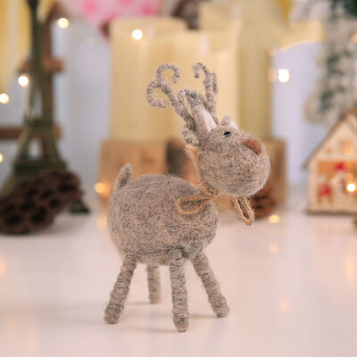 

Siaonvr Christmas Toys Sled Snowman Elk Shape Portable Cartoon Deer Pattern Snowman