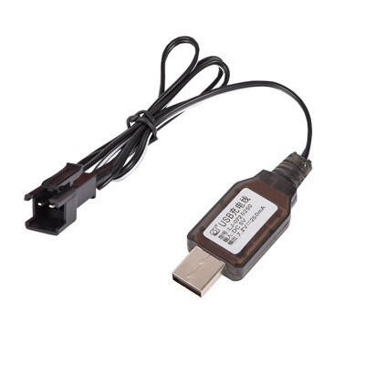 

5557-2P 48V USB Charger Cable with Protected IC For RC Battery Toys Car Ship Robot Battery Charger Parts