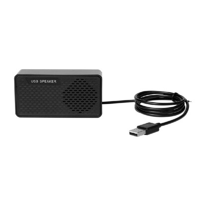 

HK-5007 Computer Speaker USB Speaker Plug & Play Portable USB-powered Speaker Double Horn 3W Output Suitable for USB20&Above