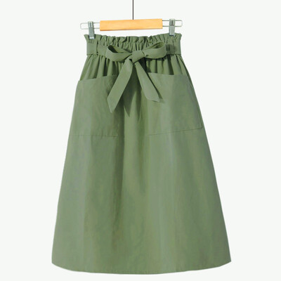 

Roseonmyhand Womens Casual Denim Vintage Comfortable High Waist Ladies Long Skirt