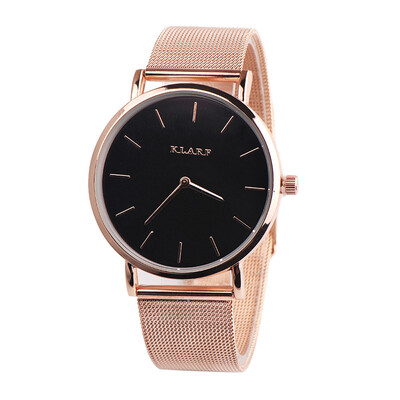 

〖Follure〗KLARE Fashion Unisex Stainless Band Analog Alloy Quartz Wrist Watch