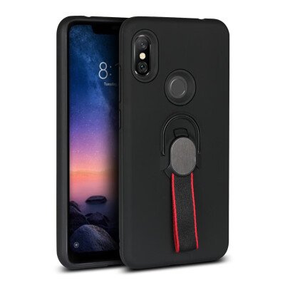 

Magnetic Case Xiaomi Redmi Note 6 Pro Finger Phone Ring Holder Case Redmi Note 6 Note6 Pro Hybrid TPU Cover Redmi note6 Stand Case