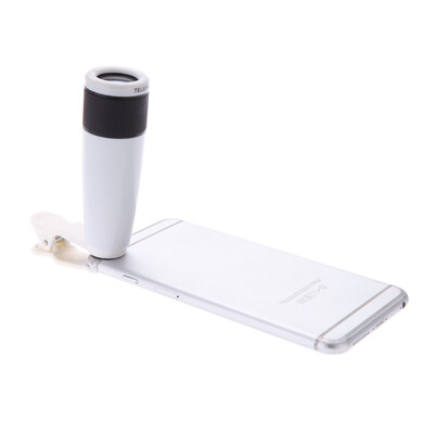 

12X Zoom Phone Universal Telephoto Camera Lens with Clip for iPhone Samsung HTC Photography Accessory