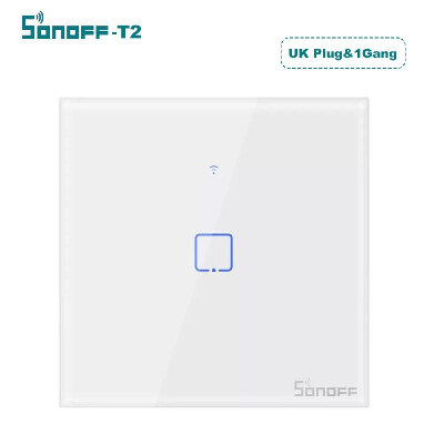 

SONOFF T2 Intelligent Switch EUUKUS AC 100-240V 123 Gang TX Series WIFI Wall Switch 433Mhz RF Remote Controlled Wifi Switch In