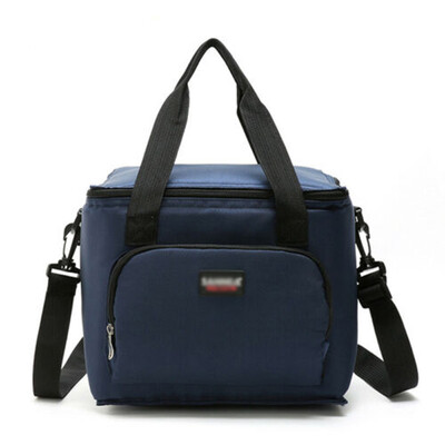 

10L Big Thermal Cooler Insulated Tote Lunch Bag Picnic BBQ Storage Box Portable