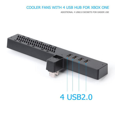 

External Cooling Pad Cooler Fans with 4 USB HUB for Xbox One Game Console