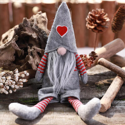 

Gobestart Christmas Decoration Tied Beard Hanging Legs No Face Doll Scene HomeAQ