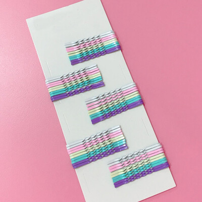 

Metal color hairpin female Korean version of the personality disk hair before the clip a word clip hair accessories female