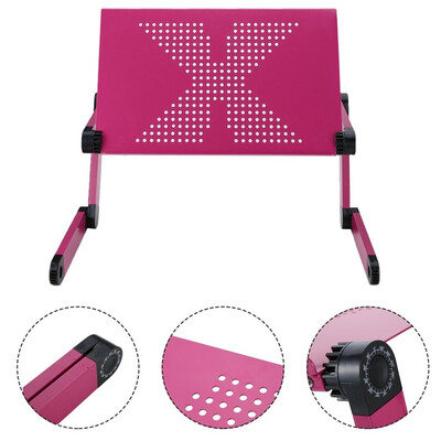 

Adjustable Computer Desk Table Folding Laptop Notebook Stand Bed Tray