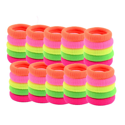

〖Follure〗50Pcs Women Girls Hair Band Ties Rope Ring Elastic Hairband Ponytail Holder New