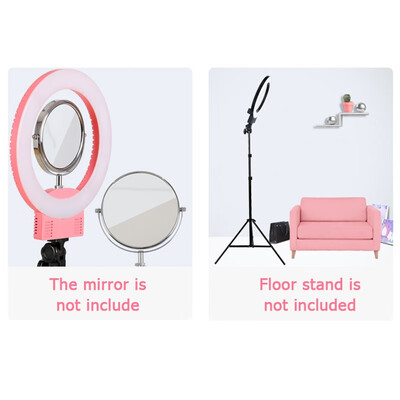 

12" 240Pcs LED Ring Light Dimmable 6000K for PhoneCamera with 2M Light Stand&Table Tripod