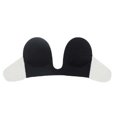 

Women Wedding One Piece Deep U Silicone Bra Invisible Chest Paste Skin color&D