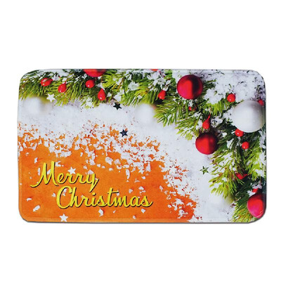 

Home Use Christmas Carpet Mat Anti-Skidding Doormat Floor Entryways Indoor Front Door Bathroom Mat Decor
