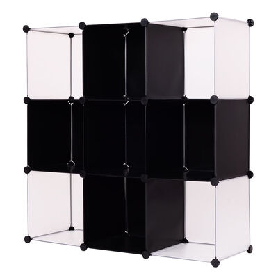 

3 Tiers 9 Cubic Bookcase Storage Cabinet