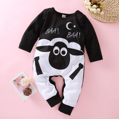 

Newborn Infant Kids Baby Boy Girl Clothes Cartoon Romper Jumpsuit Autumn Outfits