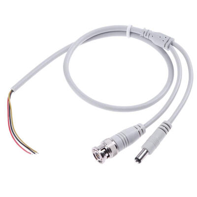 

60cm DC Male AdapterBNC 3Pin Wire Male Connector Cable for Security Camera