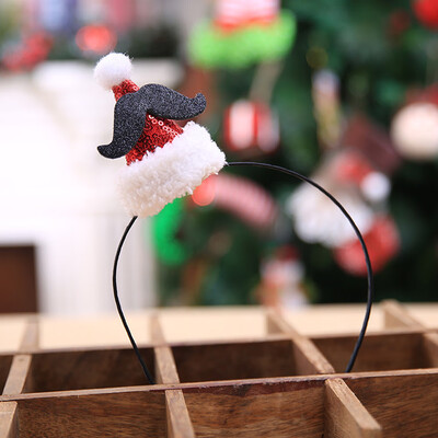 

〖Follure〗Hot Christmas Headband Santa Xmas Party Decor Double Hair Band Clasp Head Hoop