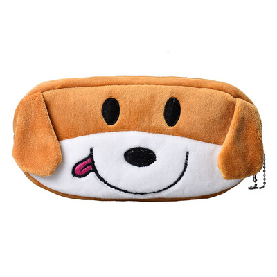 

Siaonvr Cartoon Pencil Case Plush Large Pen Bag For Kids BW