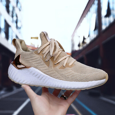 

Large size fashion new sports mens shoes student breathable flying line running shoes casual explosion models 45 46