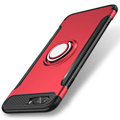 

Phone Case Magnetic Car Holder For iPhone x 78 Plus Cases 360 Rotating Finger Ring Phone Cover
