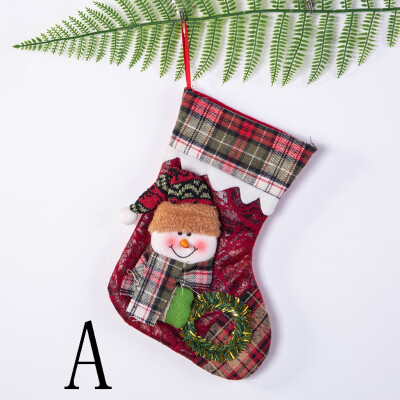 

Gobestart Christmas Stockings Mini Socks Santa Candy Gift Bag Christmas Tree Decorations