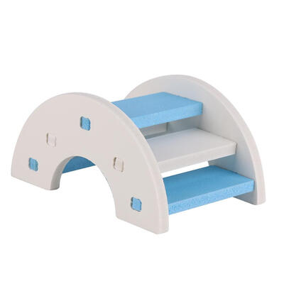 

Cute Hamster Wooden Ladder for Small Animals Pets Climbing Rainbow Bridge